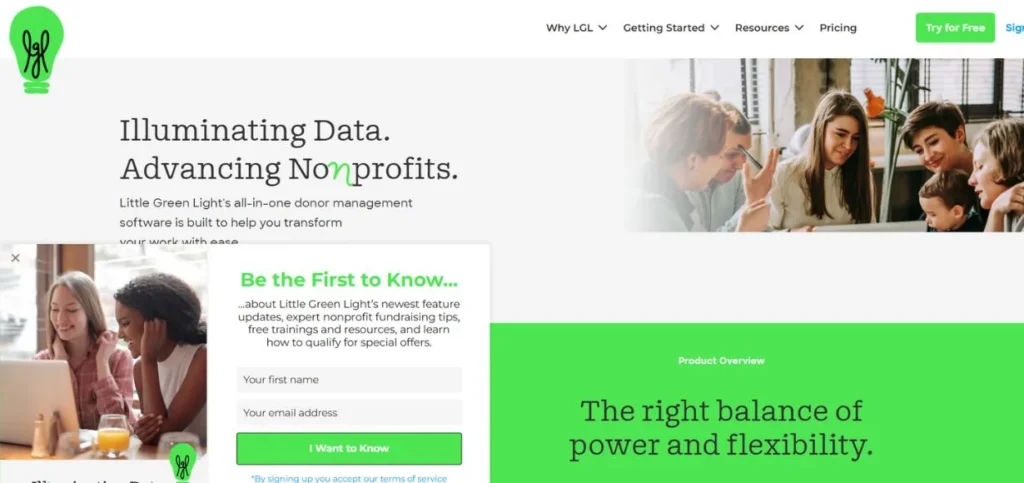 Little Green Light - Donor Management Software