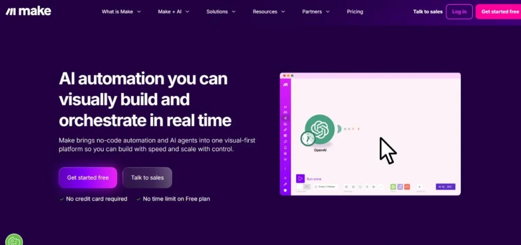 Make - SaaS AI Tools to Automate