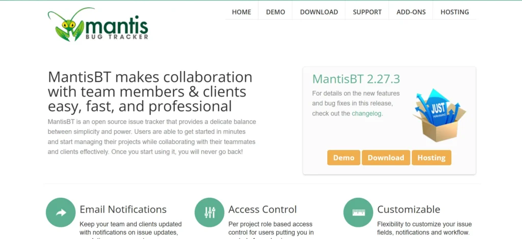 MantisBT  - Bug Tracking Software