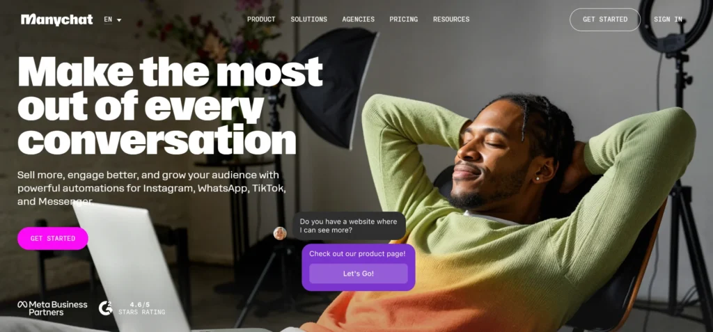 Whatsapp marrketing Software - ManyChat