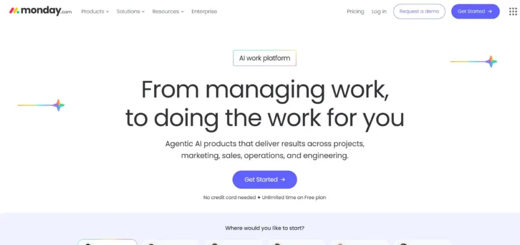 Monday.com - SaaS AI Tools to Automate