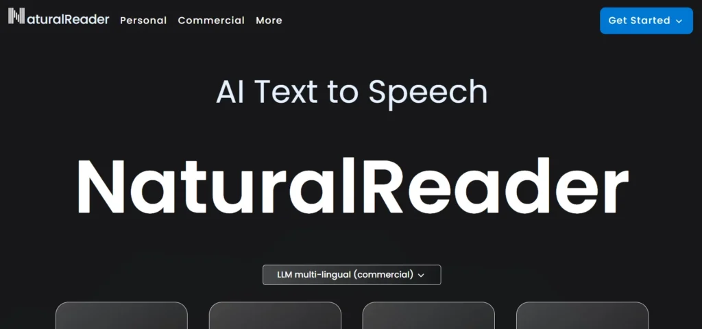 NaturalReader - AI Tool to Turn Your Book into an Audiobook