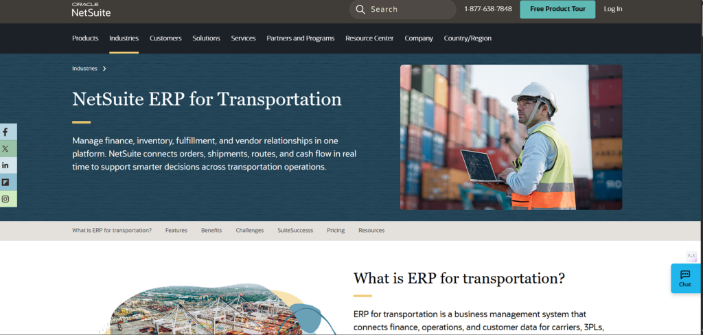 Logistics Software -  NetSuite Logistics Solutions