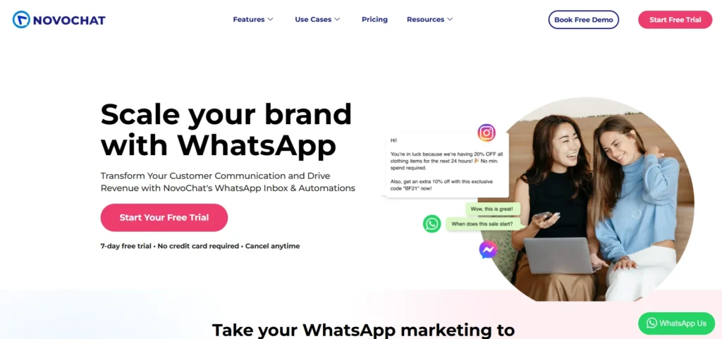 Whatsapp Marketing Software - NovoChat