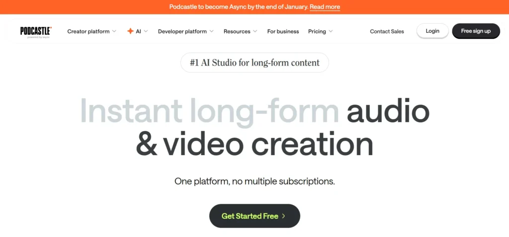 Podcastle - AI Tool to Turn Your Book into an Audiobook
