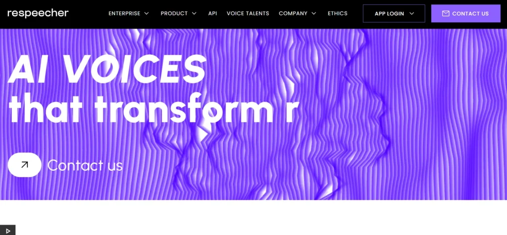 Respeecher  - AI Tool to Turn Your Book into an Audiobook