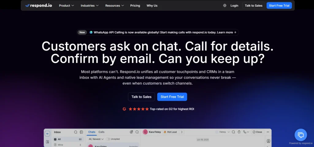 Whatsapp Marketing Software - Respond.io