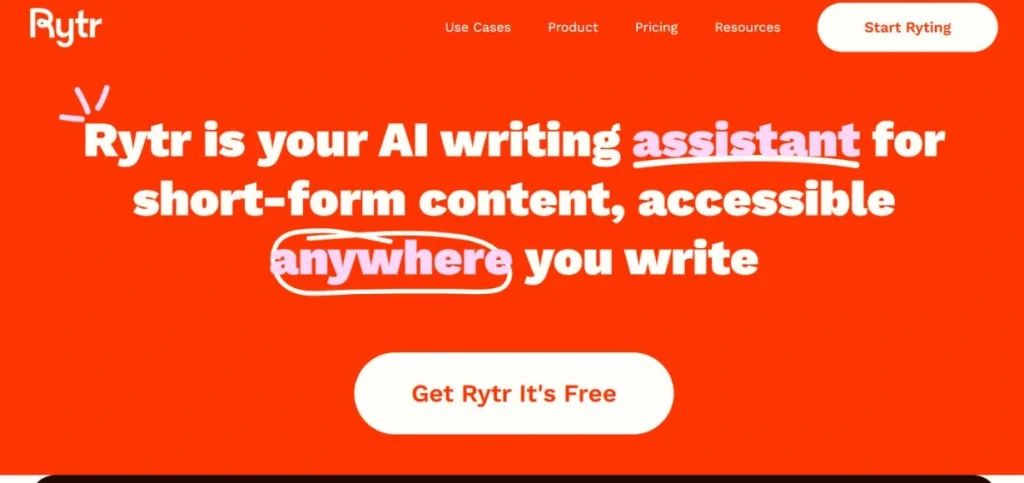 Rytr - AI Story Generators