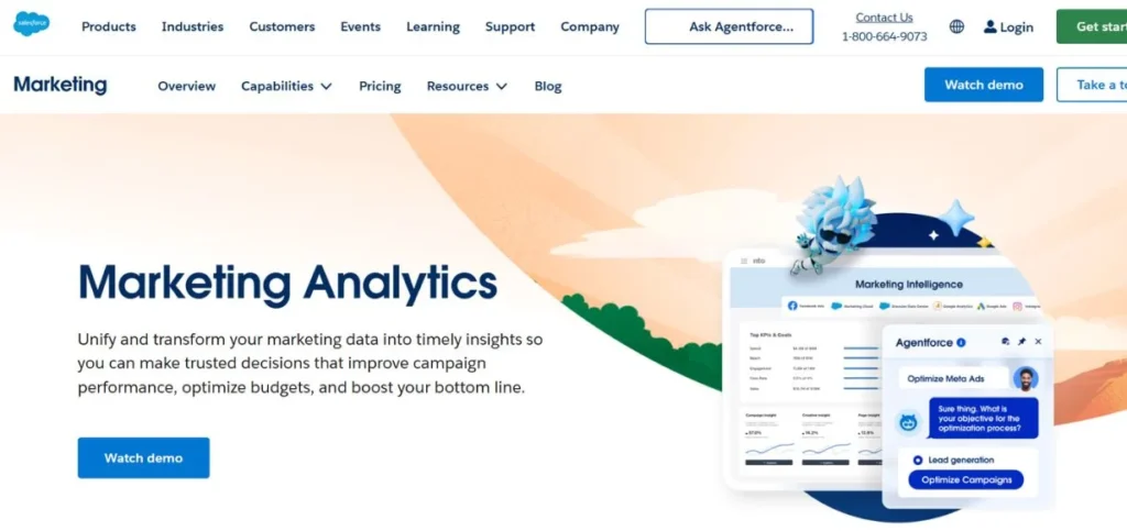 Salesforce Marketing Cloud Intelligence - Marketing Analytics Platforms