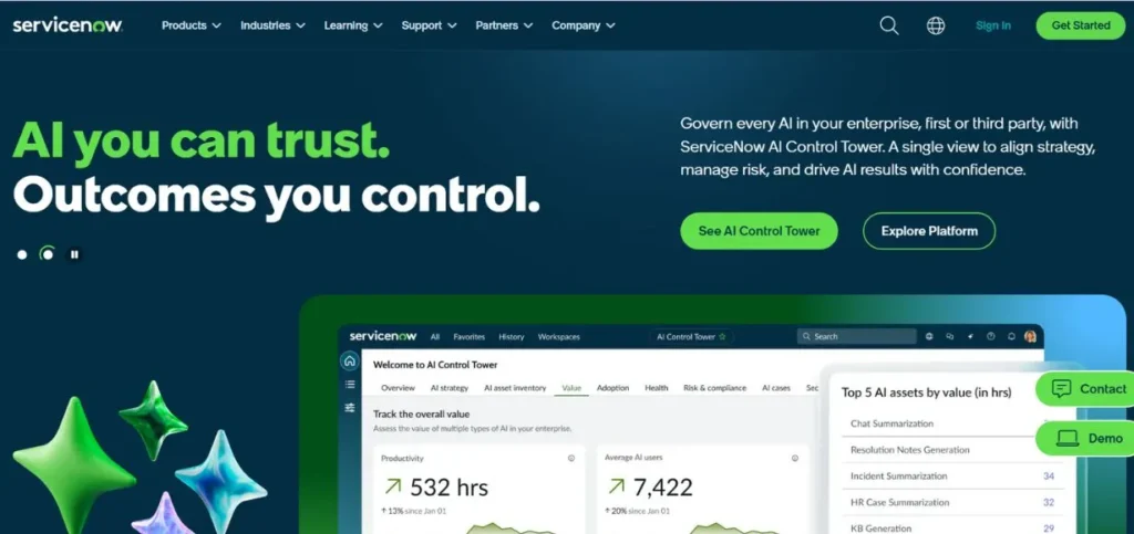 ServiceNow - AI Workflow Tools