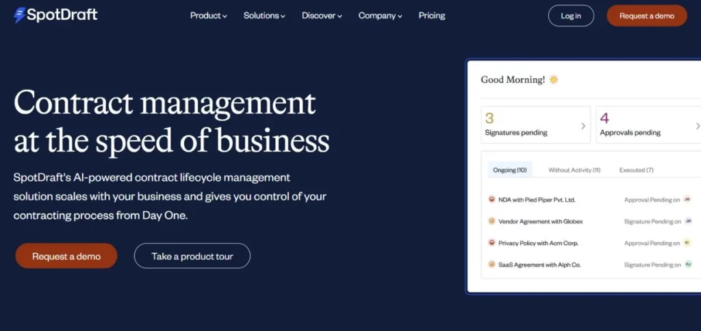 SpotDraft - Contract Management Software