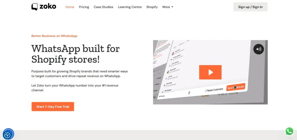 Whatsapp Marketing Software - Zoko