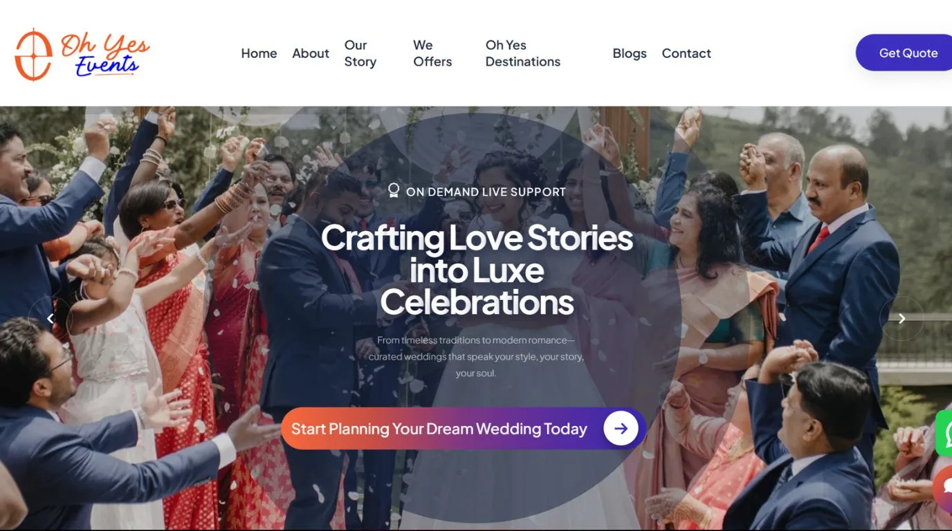 ohyesevents - Wedding Planners in Chennai