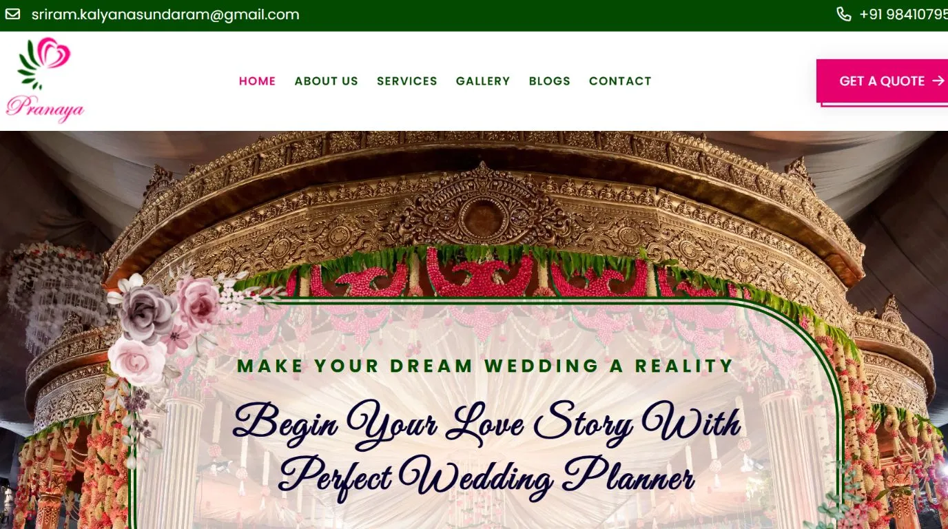 pranayaweddings - Wedding Planners in Chennai