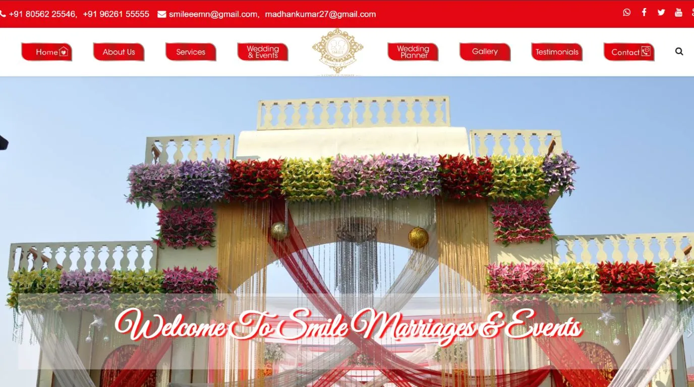 smileeevents - Wedding Planners in Chennai