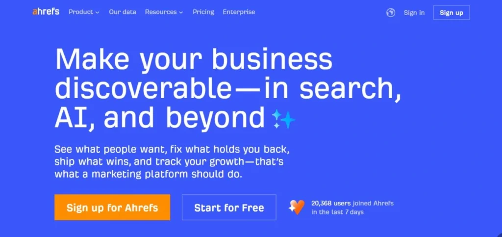 Ahrefs - AI Visibility Tools