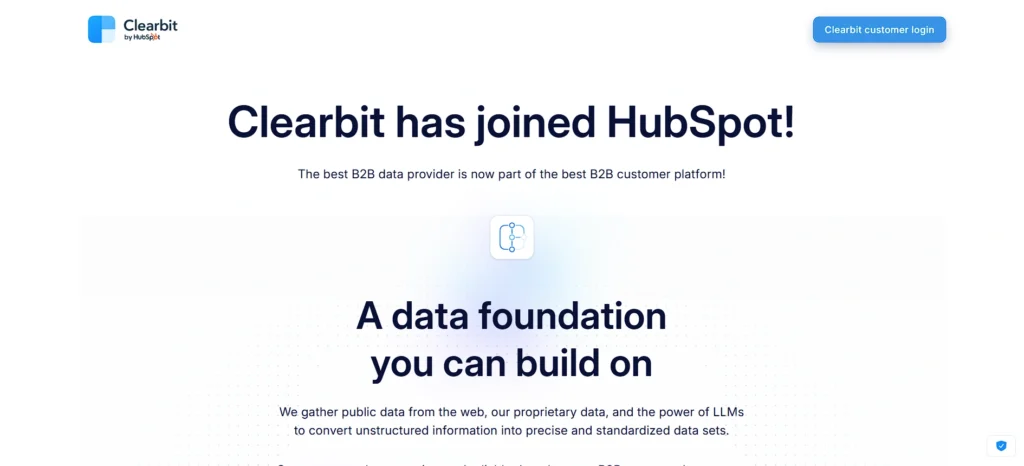 wealth screening tool - Clearbit 