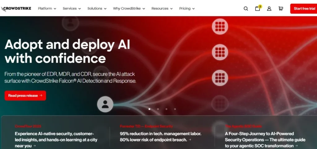 CrowdStrike - SaaS Security Companies