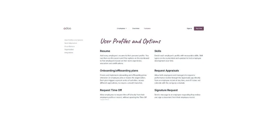 Odoo HR - HR Software in the UAE