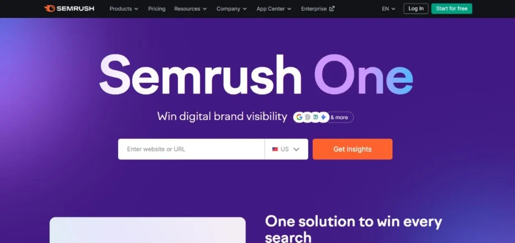 SEMrush - AI Visibility Tools