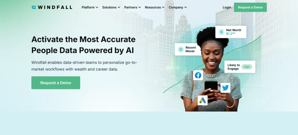 wealth screening tool - Windfall