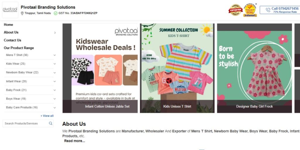 Apparel Manufacturers in Tirupur