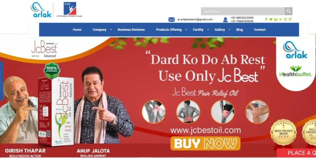 Arlak Biotech Pvt. Ltd. - PCD Pharma Franchise Companies In India