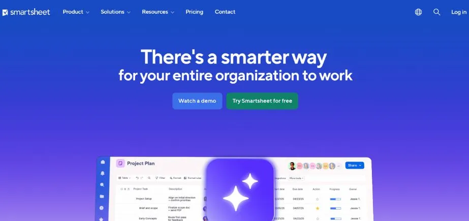 Smartsheet - Strategic Management Tools