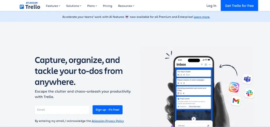 Trello - Strategic Management Tools