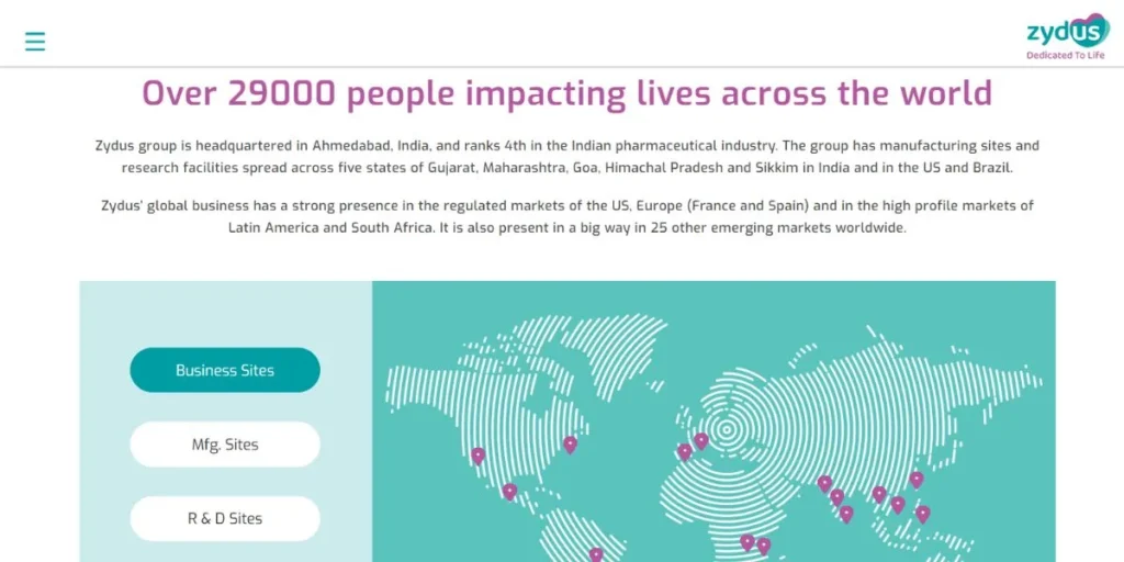 Zydus Lifesciences Ltd. - PCD Pharma Franchise Companies In India