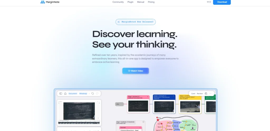 Note-Taking Apps for iPad-MarginNote