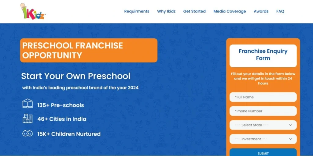 iKidZ World - Best School Franchise in India
