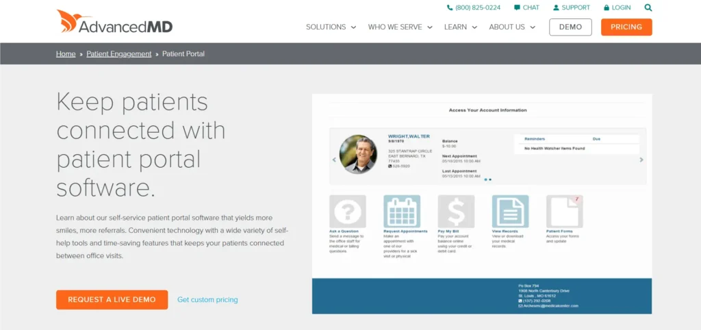 AdvancedMD- Best Patient Management Software