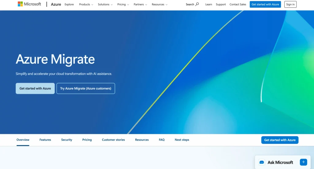 Azure Migrate - Best Cloud Migration Tool