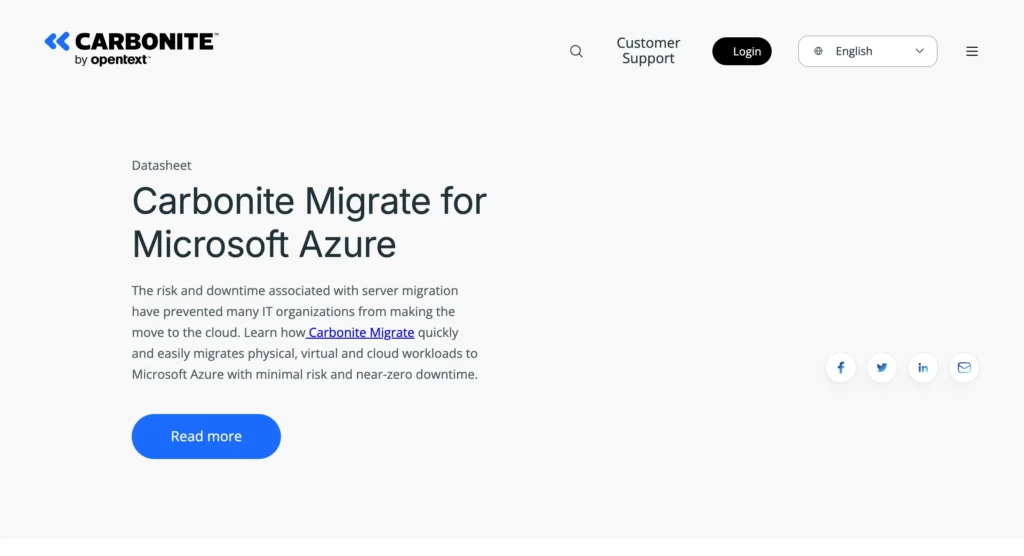 Carbonite Migrate- 