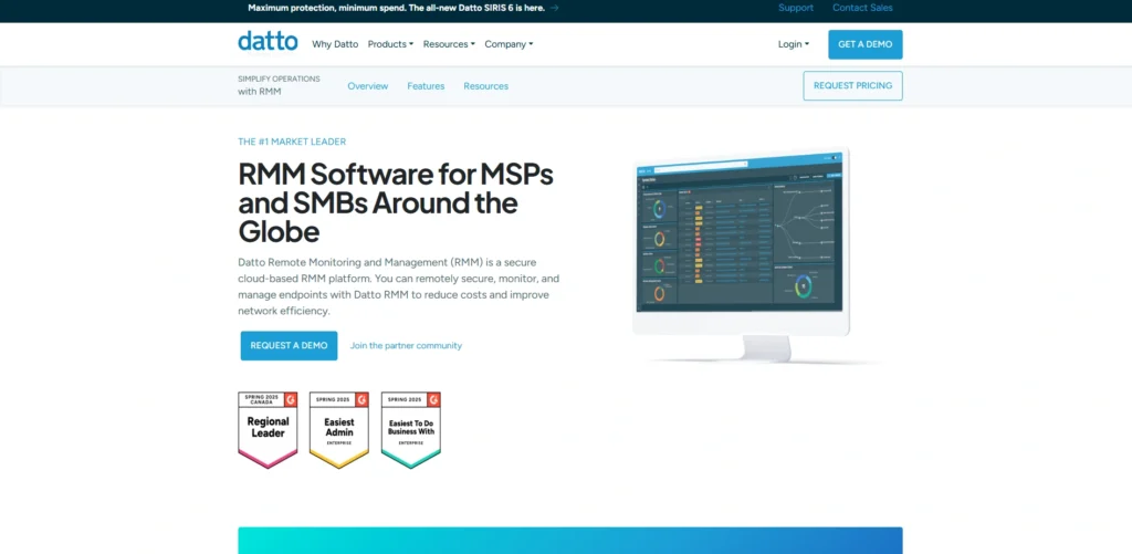 RMM Software for MSPs- Datto RMM