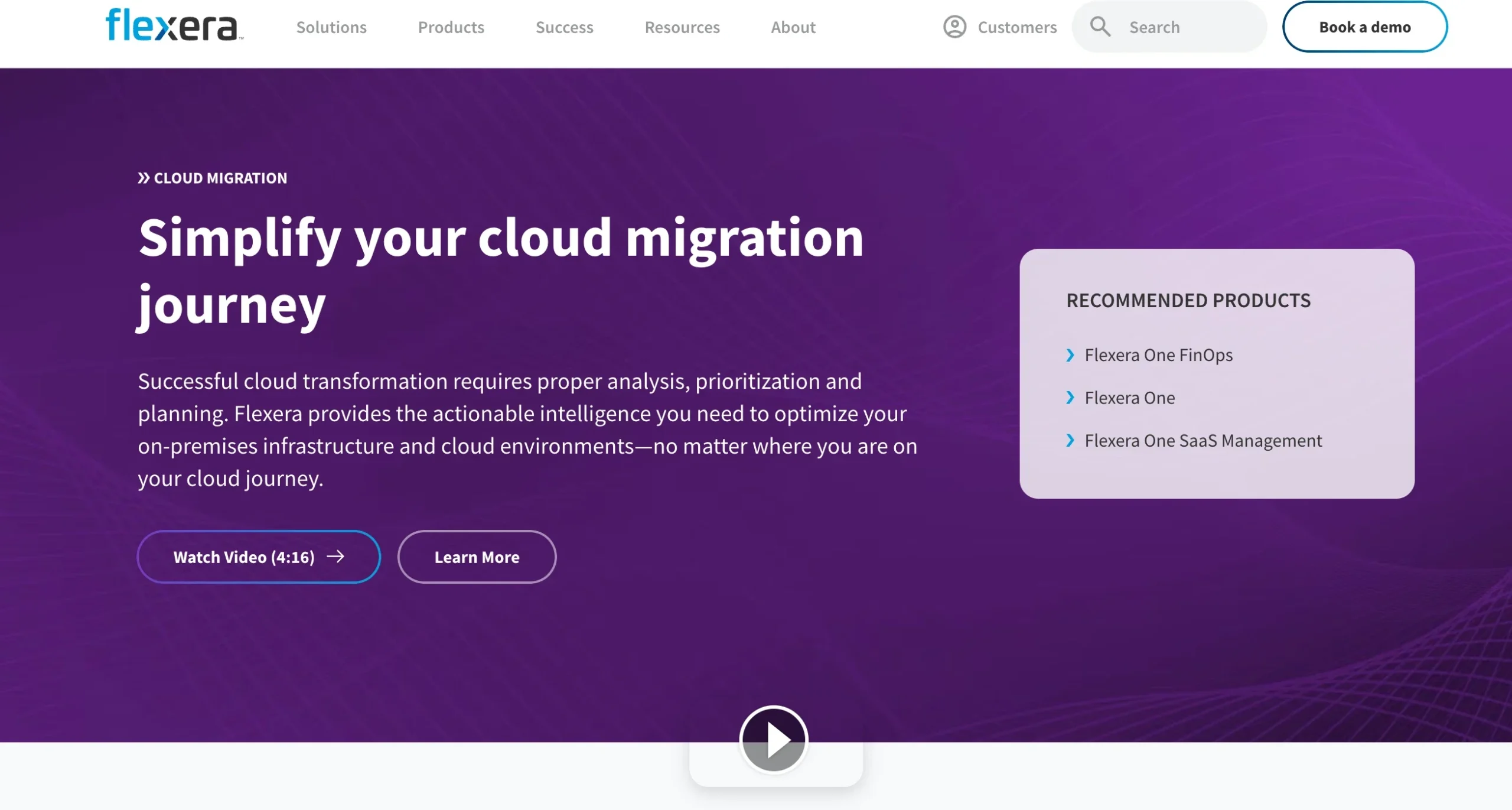 Flexera Cloud Migration & Modernization - Best Cloud Migration Tool