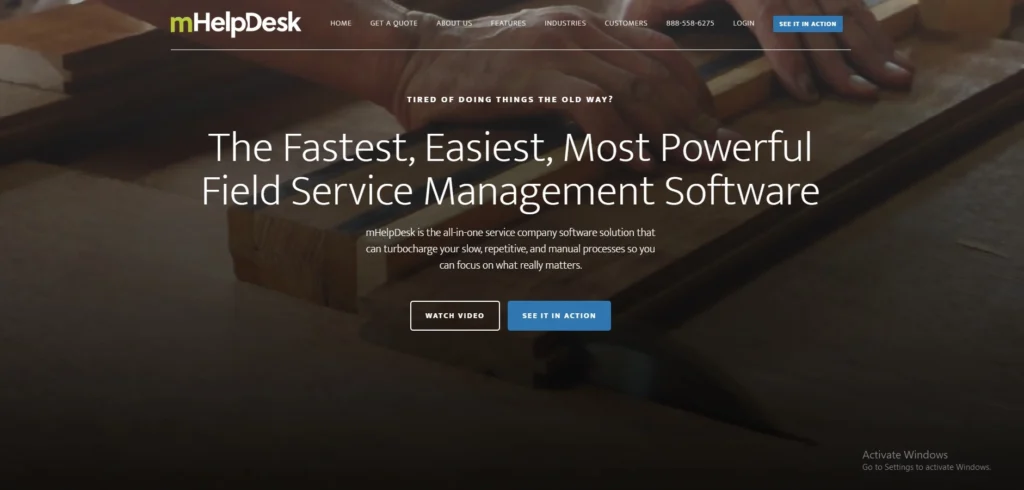 HVAC Software for Small Businesses-mHelpDesk