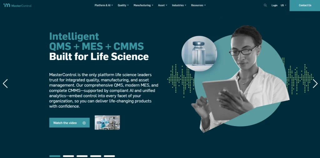 Quality Management Software -  MasterControl