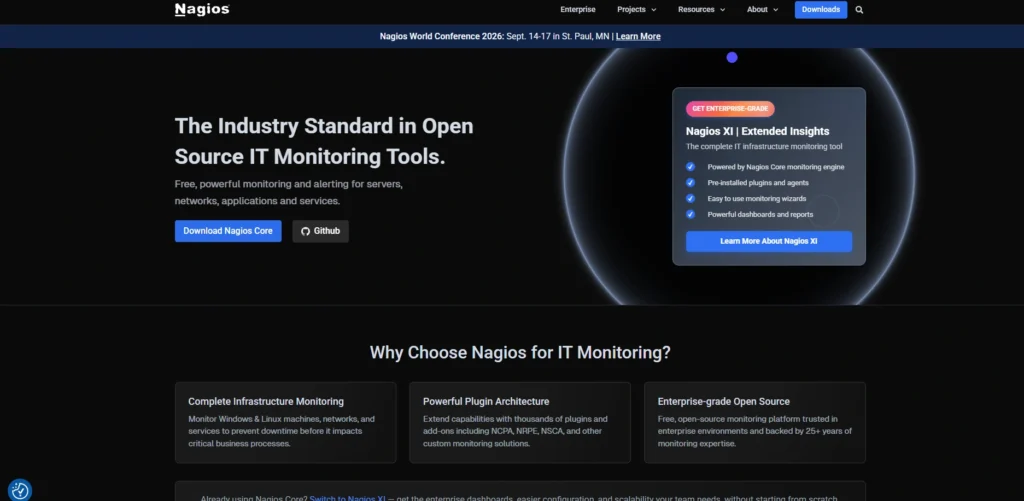 Infrastructure Monitoring Tools-Nagios
