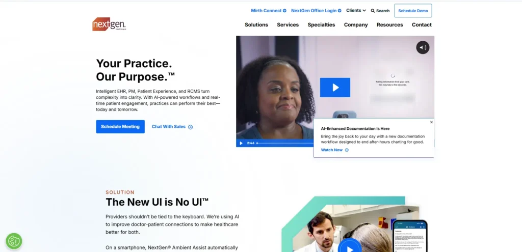 NextGen Healthcare-Best Patient Management Software