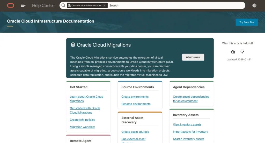 Oracle Cloud Migrations