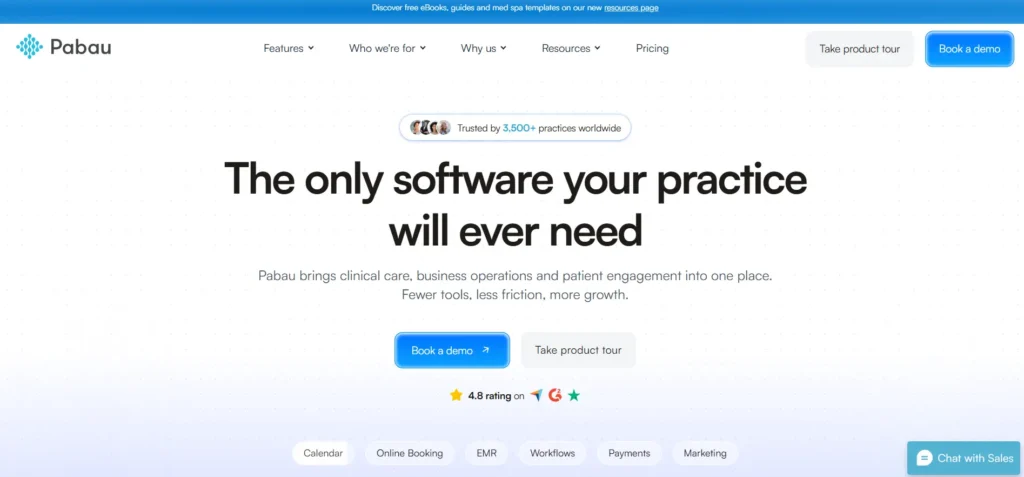 Pabau- Best Patient Management Software