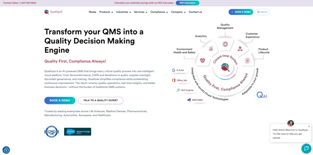 Quality Management Software -  Qualityze
