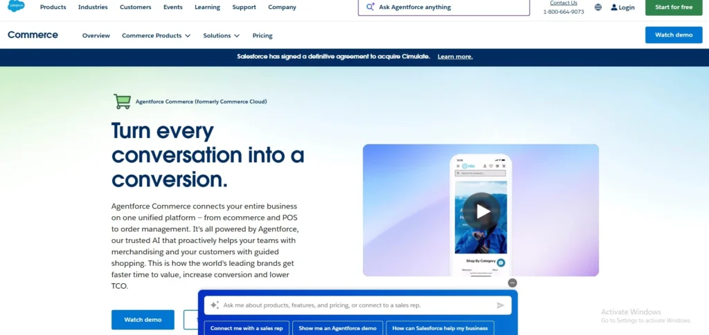 SAP Commerce Cloud-Salesforce Commerce Cloud