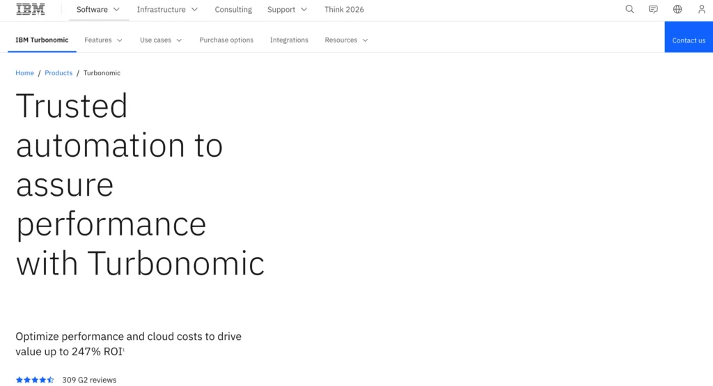 Turbonomic (IBM) - Best Cloud Migration Tool