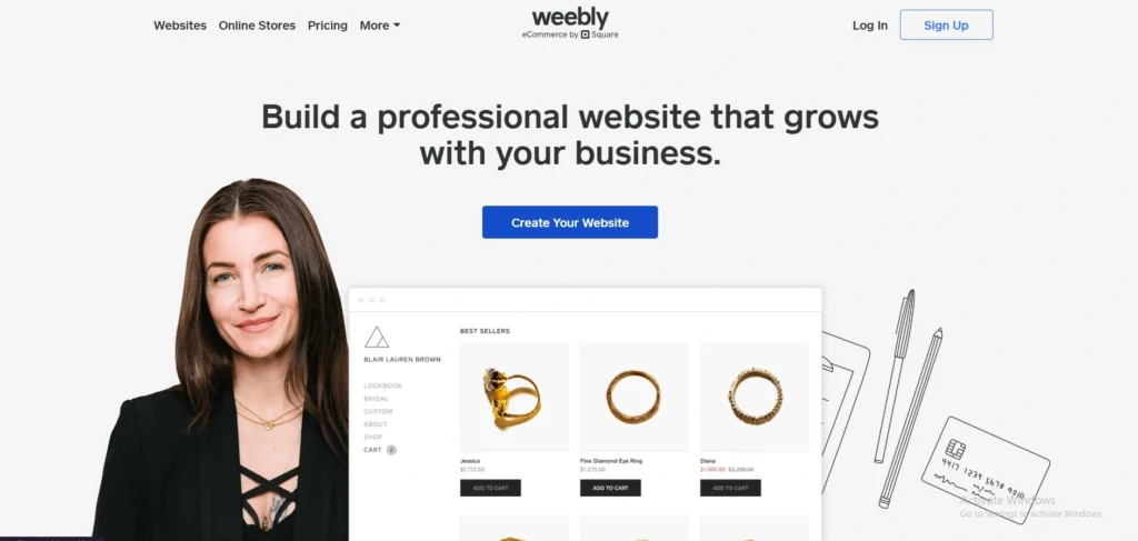 SEO Ecommerce Platforms-Weebly eCommerce