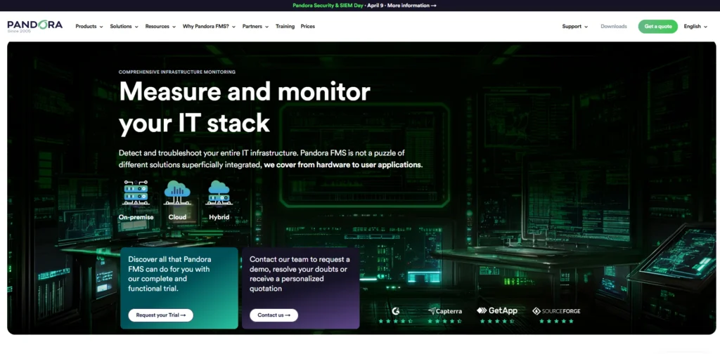 Infrastructure Monitoring Tools-Pandora FMS