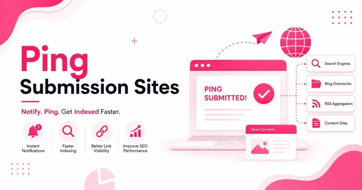 Ping Submission Sites