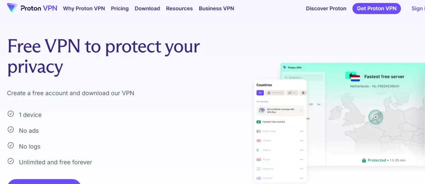 VPN for CapCut - P‌roton VP⁠N